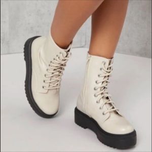 Women faux leather boots